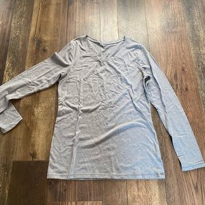 grey long sleeve